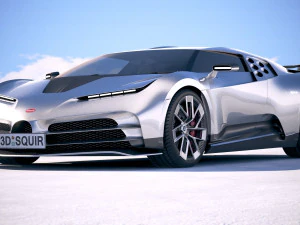 Bugatti Centodieci 2020 3D Model