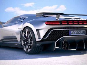 Bugatti Centodieci 2020 3D Model