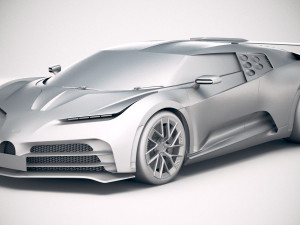 Bugatti Centodieci 2020 3D Model