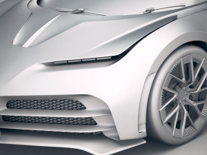 Bugatti Centodieci 2020 3D Model