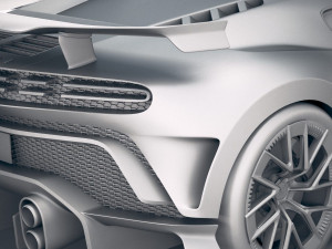 Bugatti Centodieci 2020 3D Model