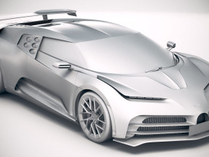 Bugatti Centodieci 2020 3D Model