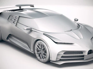Bugatti Centodieci 2020 3D Model