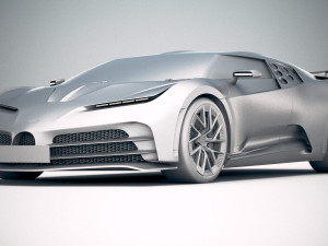 Bugatti Centodieci 2020 3D Model