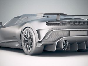 Bugatti Centodieci 2020 3D Model