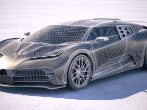 Bugatti Centodieci 2020 3D Model