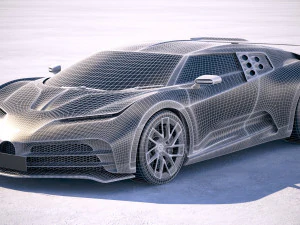 Bugatti Centodieci 2020 3D Model