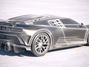 Bugatti Centodieci 2020 3D Model