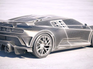 Bugatti Centodieci 2020 3D Model