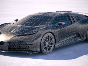 Bugatti Centodieci 2020 3D Model