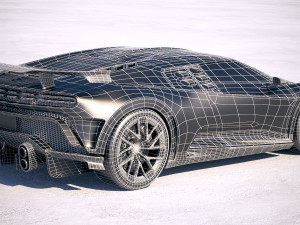 Bugatti Centodieci 2020 3D Model