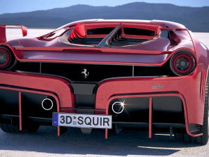 Ferrari 7x Design GTO Vision 3D Model