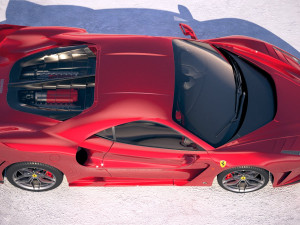 Ferrari 7x Design GTO Vision 3D Model