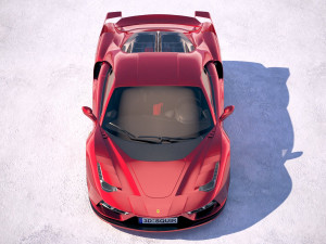 Ferrari 7x Design GTO Vision 3D Model