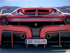Ferrari 7x Design GTO Vision 3D Model
