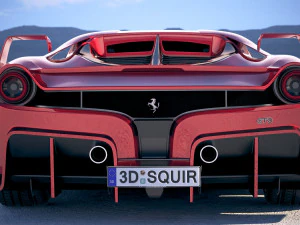 Ferrari 7x Design GTO Vision 3D Model