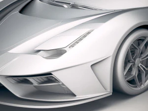 Ferrari 7x Design GTO Vision 3D Model