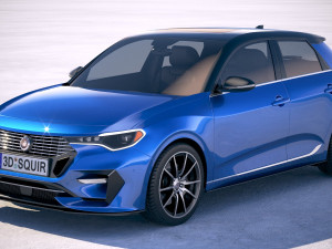 Generic Hatchback 2019 v2 3D Model