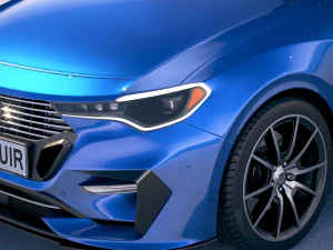Generic Hatchback 2019 v2 3D Model