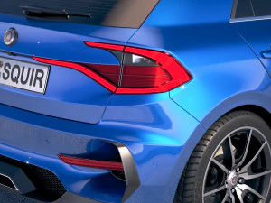 Generic Hatchback 2019 v2 3D Model