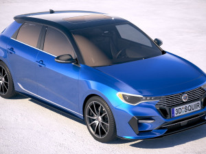 Generic Hatchback 2019 v2 3D Модель