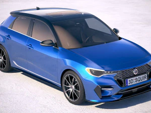 Generic Hatchback 2019 v2 3D Model