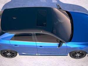 Generic Hatchback 2019 v2 3D Model