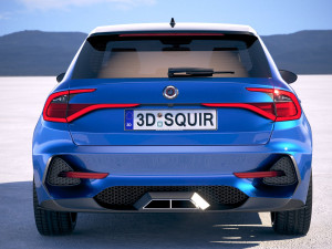 Generic Hatchback 2019 v2 3D Модель