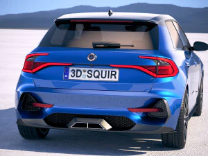 Generic Hatchback 2019 v2 3D Model