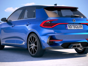 Generic Hatchback 2019 v2 3D Модель