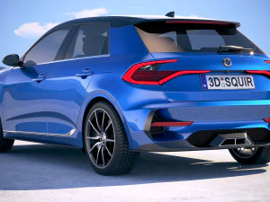 Generic Hatchback 2019 v2 3D Model