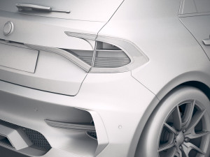 Generic Hatchback 2019 v2 3D Модель