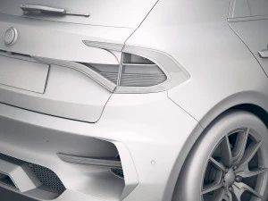 Generic Hatchback 2019 v2 3D Model
