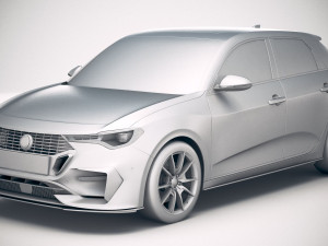 Generic Hatchback 2019 v2 3D Модель