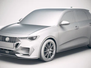 Generic Hatchback 2019 v2 3D Model