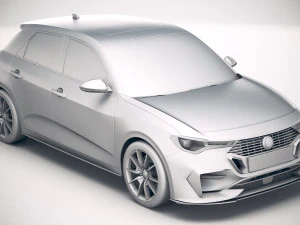 Generic Hatchback 2019 v2 3D Model