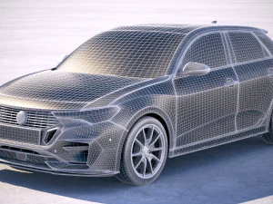 Generic Hatchback 2019 v2 3D Model