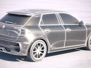 Generic Hatchback 2019 v2 3D Model