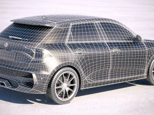 Generic Hatchback 2019 v2 3D Model