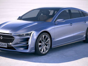 Generieke Sedan 2020 3D Model