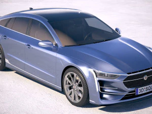 Generic Sedan 2020 3D Model