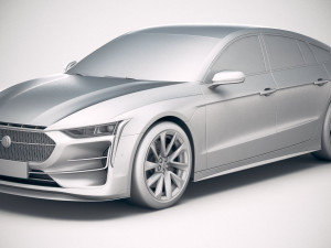 Generic Sedan 2020 Model 3D