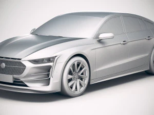 Generic Sedan 2020 3D Model