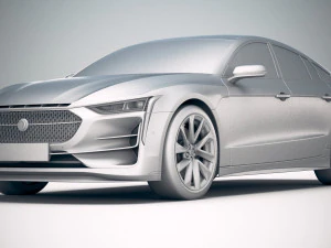 Generic Sedan 2020 3D Model
