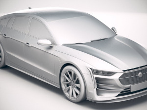Generic Sedan 2020 Model 3D