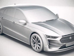 Generic Sedan 2020 3D Model