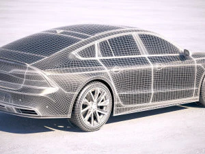 Generic Sedan 2020 3D Model