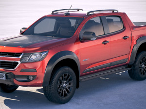 holden colorado doublecab 2020 3D Model