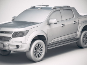 Holden Colorado Doublecab 2020 Modelo 3D