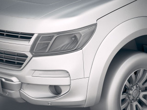 Holden Colorado Doublecab 2020 Modelo 3D